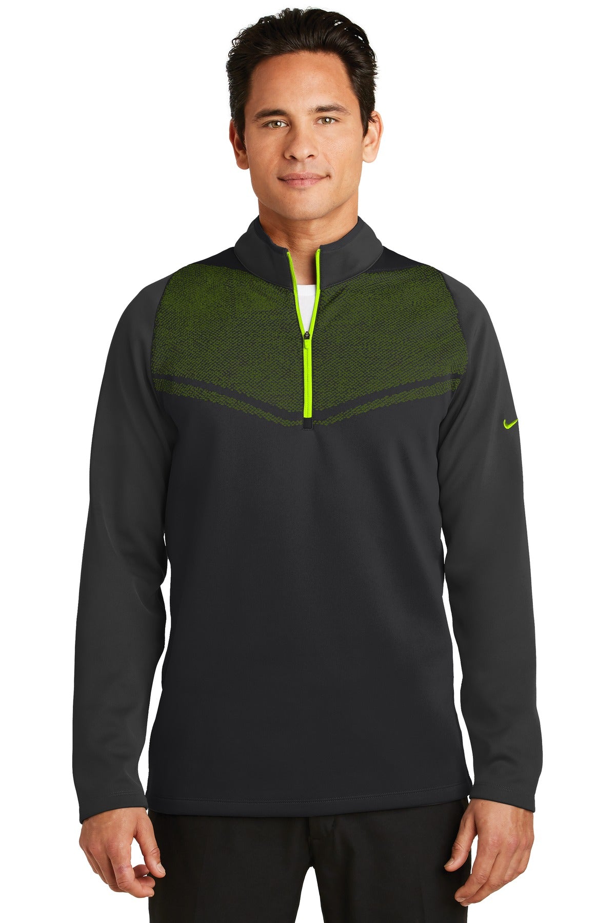 Nike Men's Therma-FIT Hypervis 1/2-Zip Cover-Up Corporate Apparel Sweatshirts & Fleece