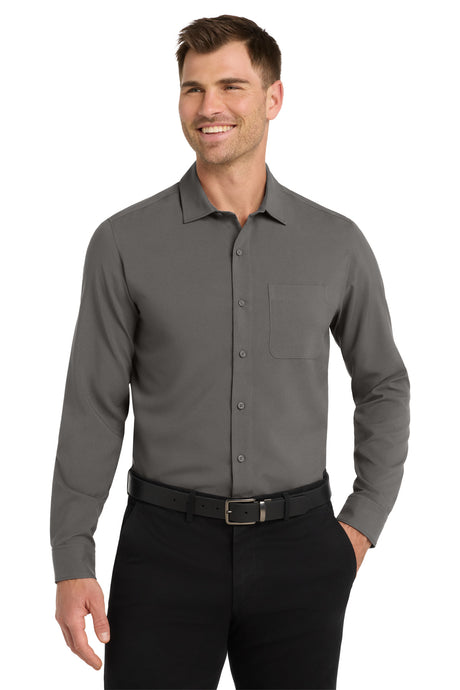 Port Authority Men's    Long Sleeve Performance Staff Shirt W401