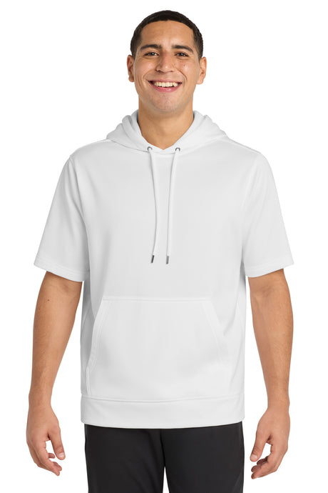 Sport-Tek Men's    Sport-Wick    Fleece Short Sleeve Hooded Pullover