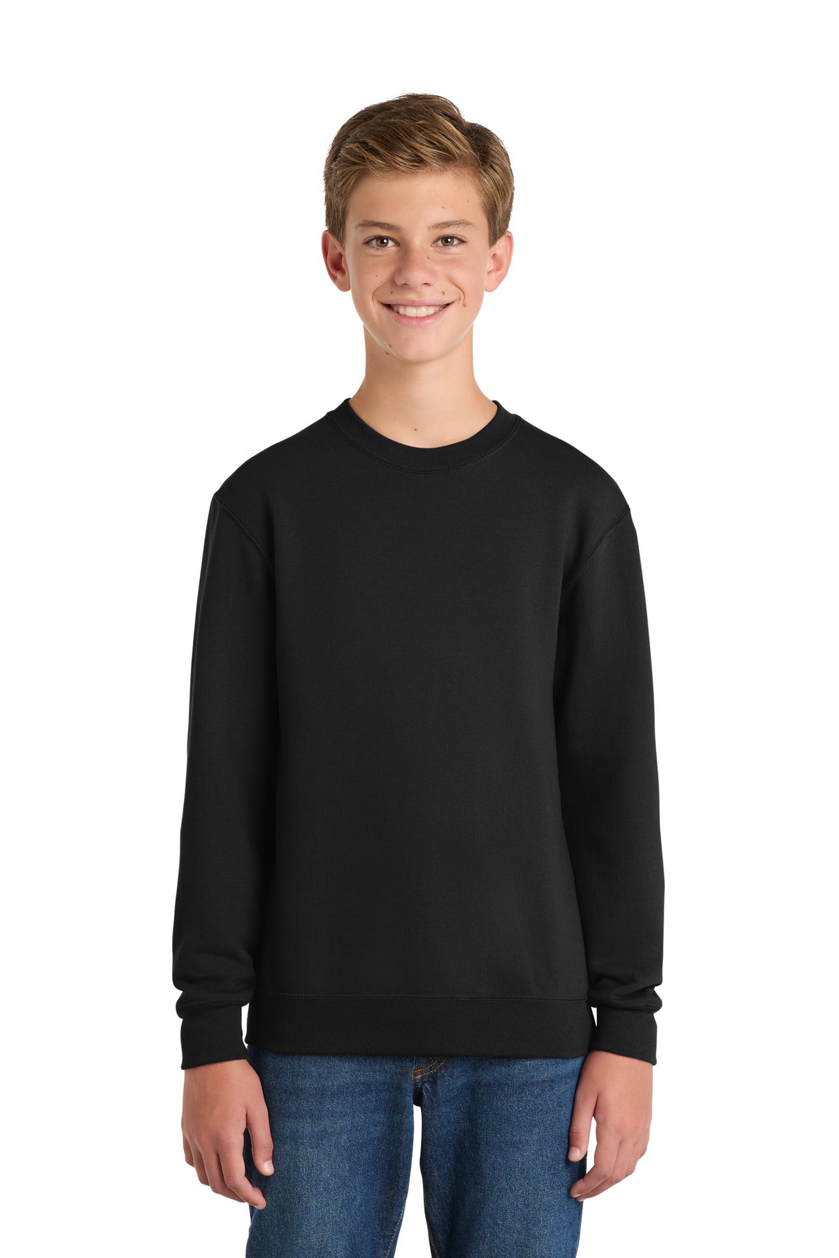 Port & Co Youth   Core Fleece Crewneck Sweatshirt