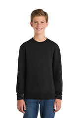 Port & Co Youth   Core Fleece Crewneck Sweatshirt