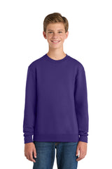 Port & Co Youth   Core Fleece Crewneck Sweatshirt