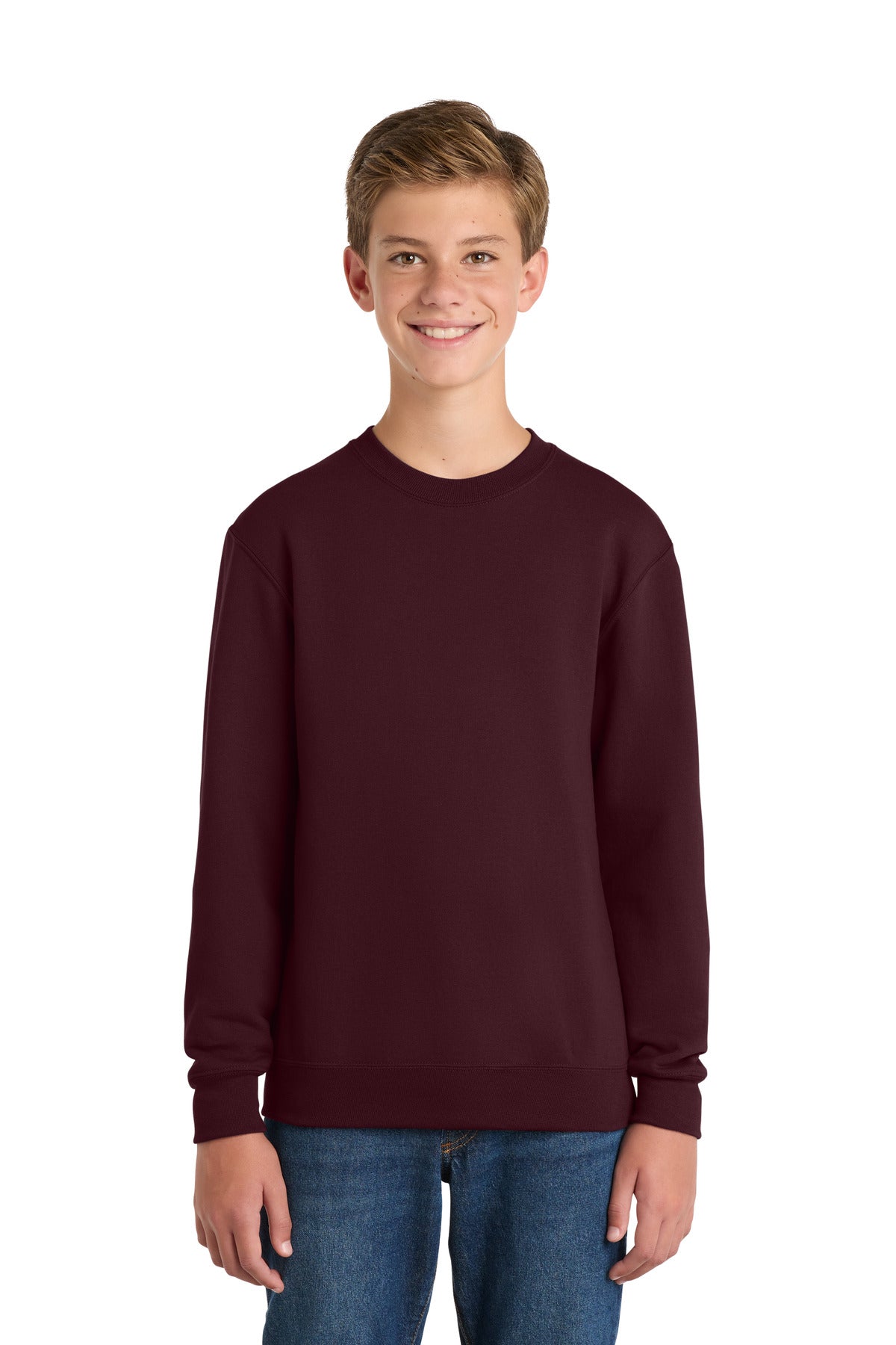 Port & Co Youth   Core Fleece Crewneck Sweatshirt