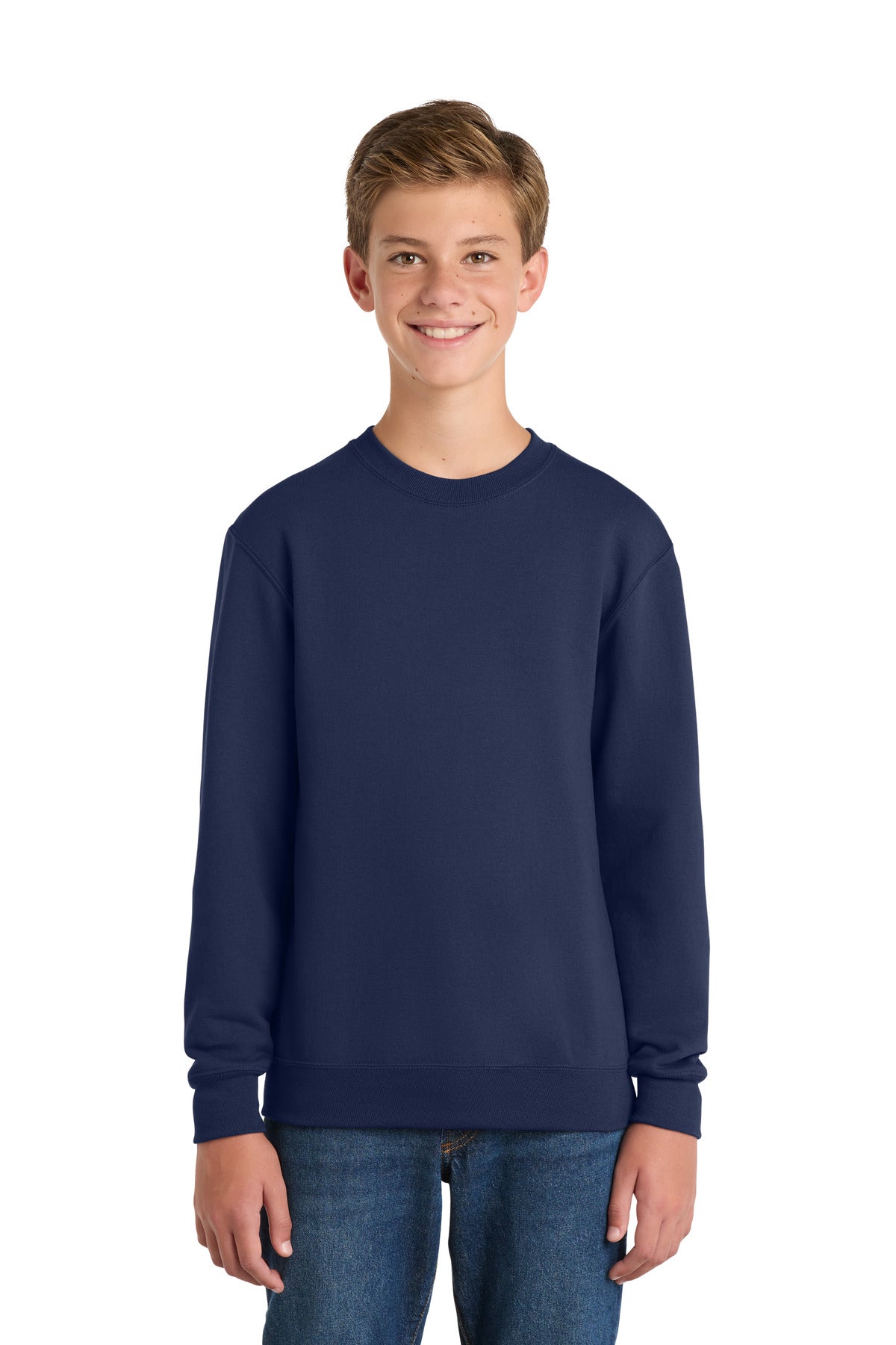 Port & Co Youth   Core Fleece Crewneck Sweatshirt