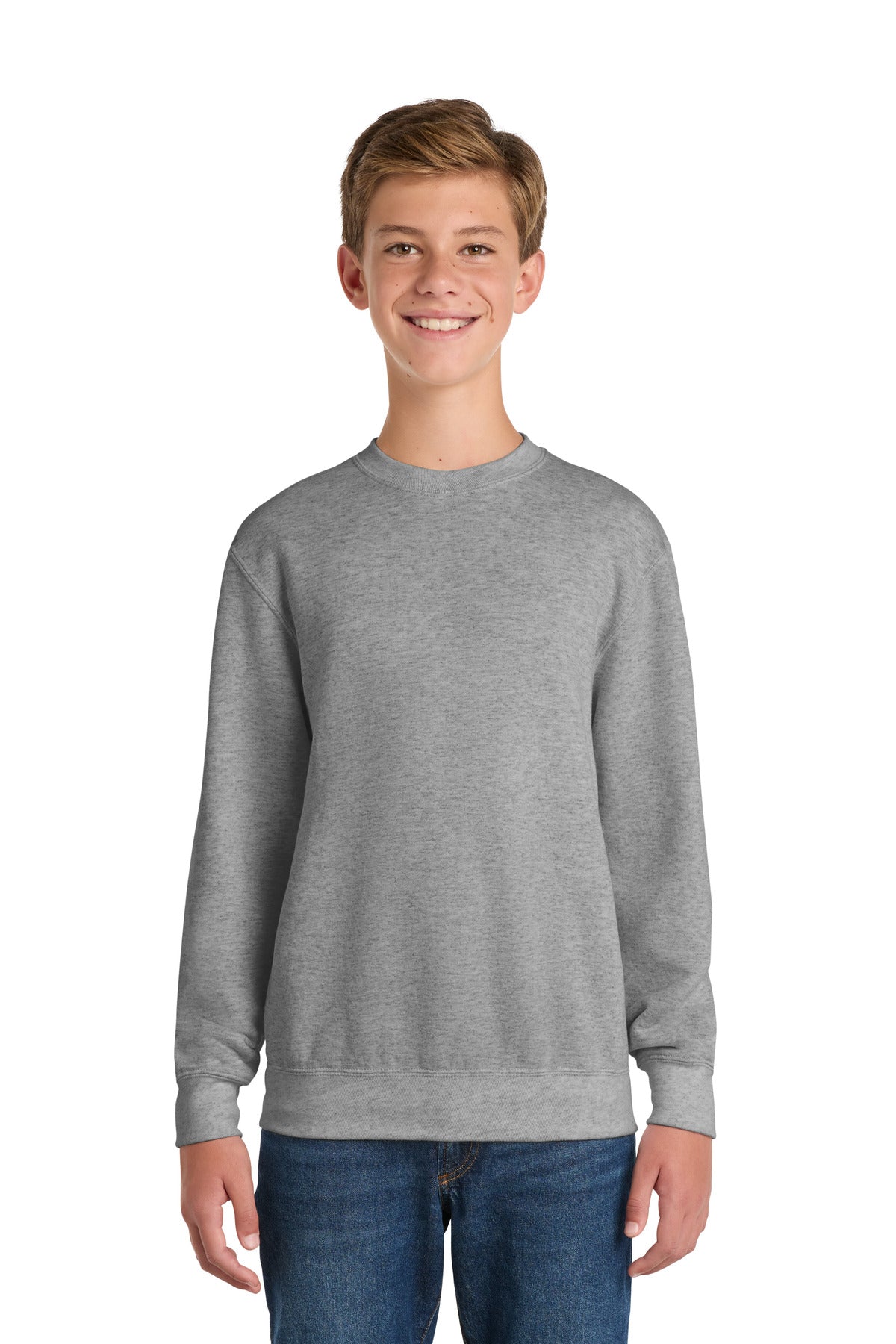 Port & Co Youth   Core Fleece Crewneck Sweatshirt