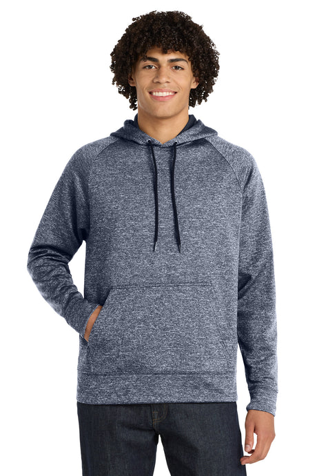 Sport-Tek Men's   PosiCharge   Electric Heather Fleece Hooded Pullover