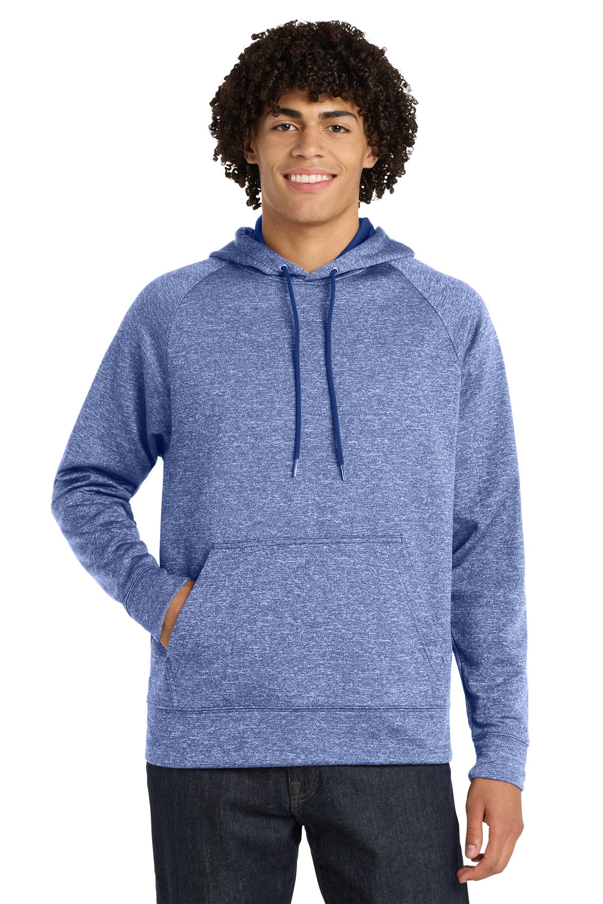 Sport-Tek Men's   PosiCharge   Electric Heather Fleece Hooded Pullover