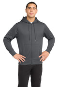 Sport-Tek Men's   Sport-Wick   Fleece Full-Zip Hooded Jacket