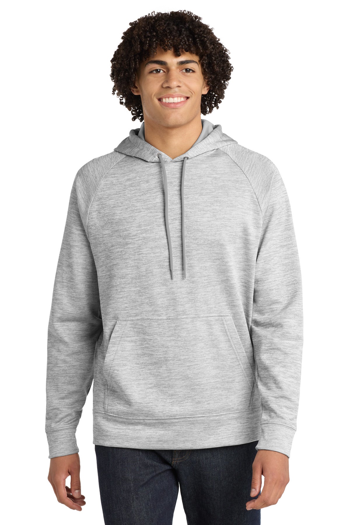 Sport-Tek Men's   PosiCharge   Electric Heather Fleece Hooded Pullover