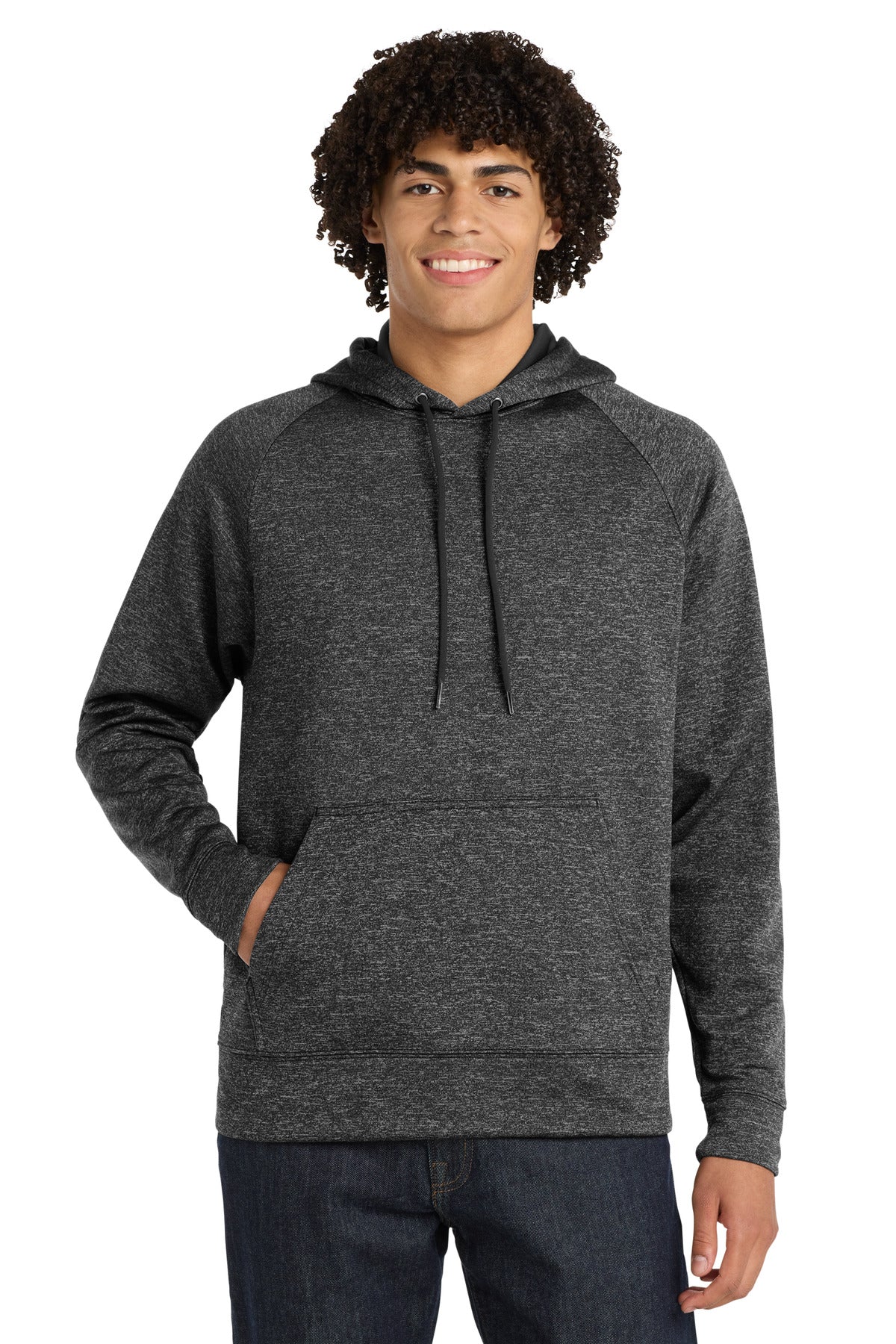 Sport-Tek Men's   PosiCharge   Electric Heather Fleece Hooded Pullover