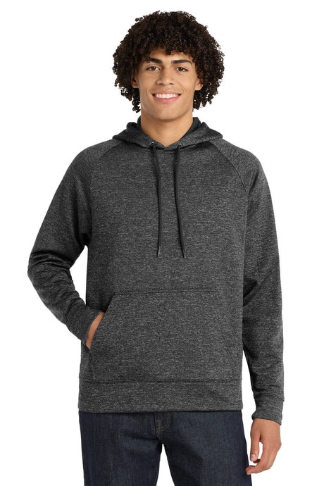 Sport-Tek Men's   PosiCharge   Electric Heather Fleece Hooded Pullover
