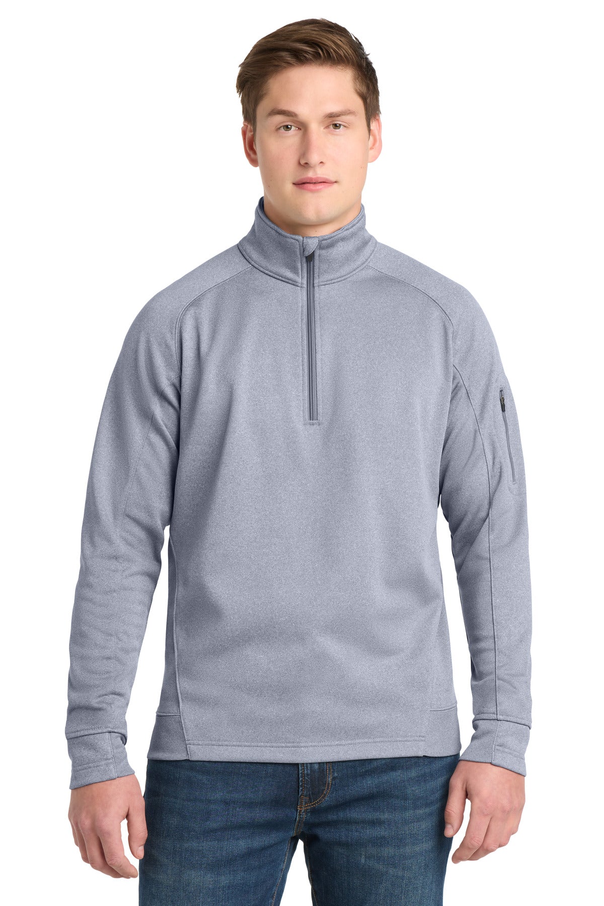 Sport-Tek Men's   Tech Fleece 1/4-Zip Pullover