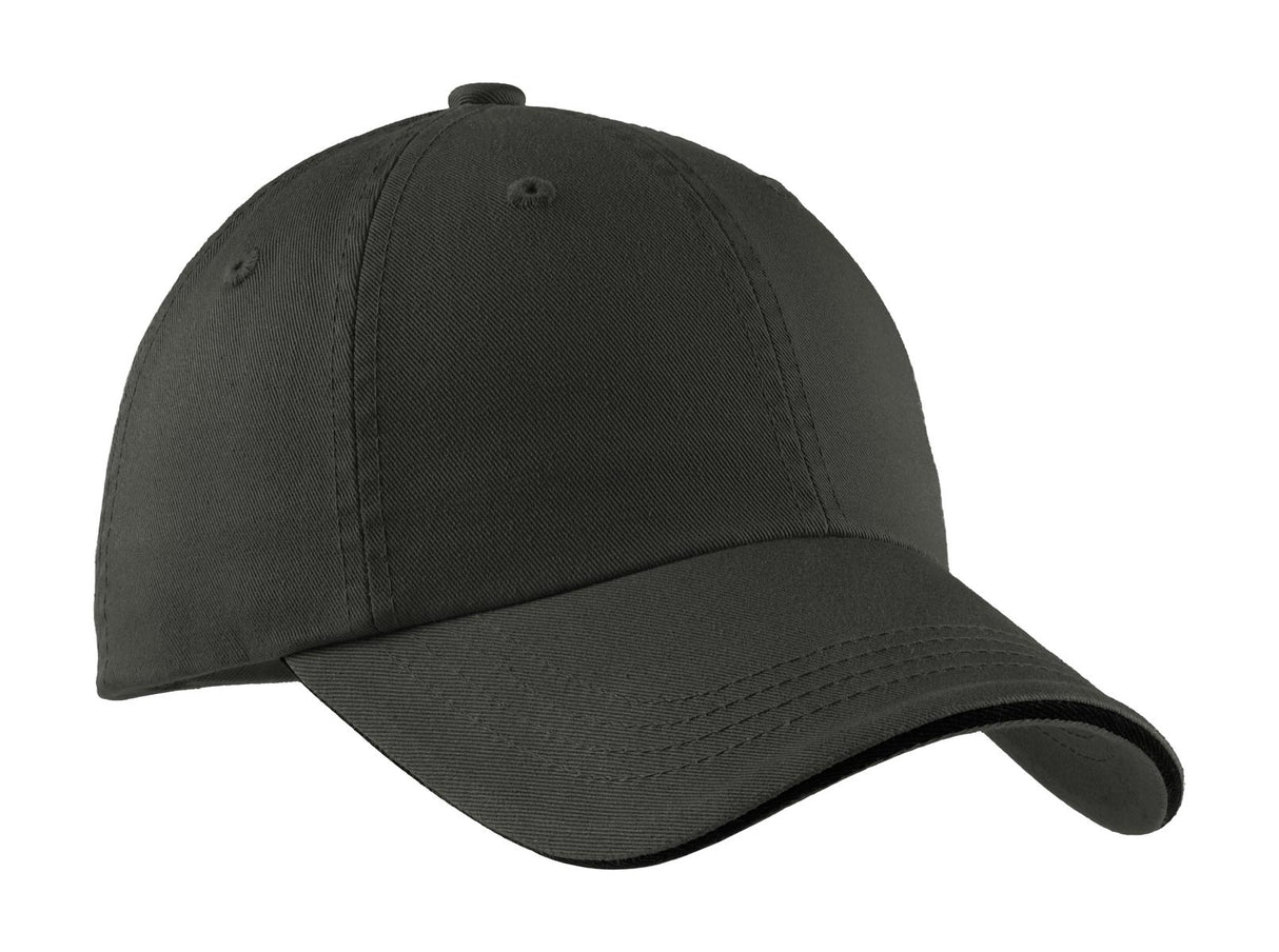 Port Authority    Sandwich Bill Cap with Striped Closure