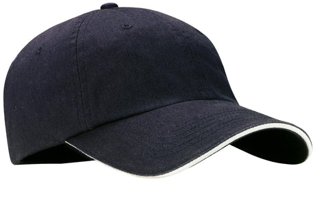 Port Authority    Sandwich Bill Cap with Striped Closure