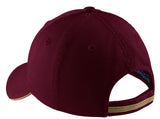 Port Authority    Sandwich Bill Cap with Striped Closure-3