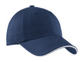 Port Authority    Sandwich Bill Cap with Striped Closure