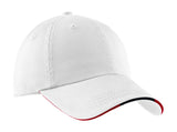 Port Authority    Sandwich Bill Cap with Striped Closure