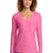 Port & Co Women's   Long Sleeve Fan Favorite V-Neck Tee