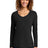 Port & Co Women's   Long Sleeve Fan Favorite V-Neck Tee