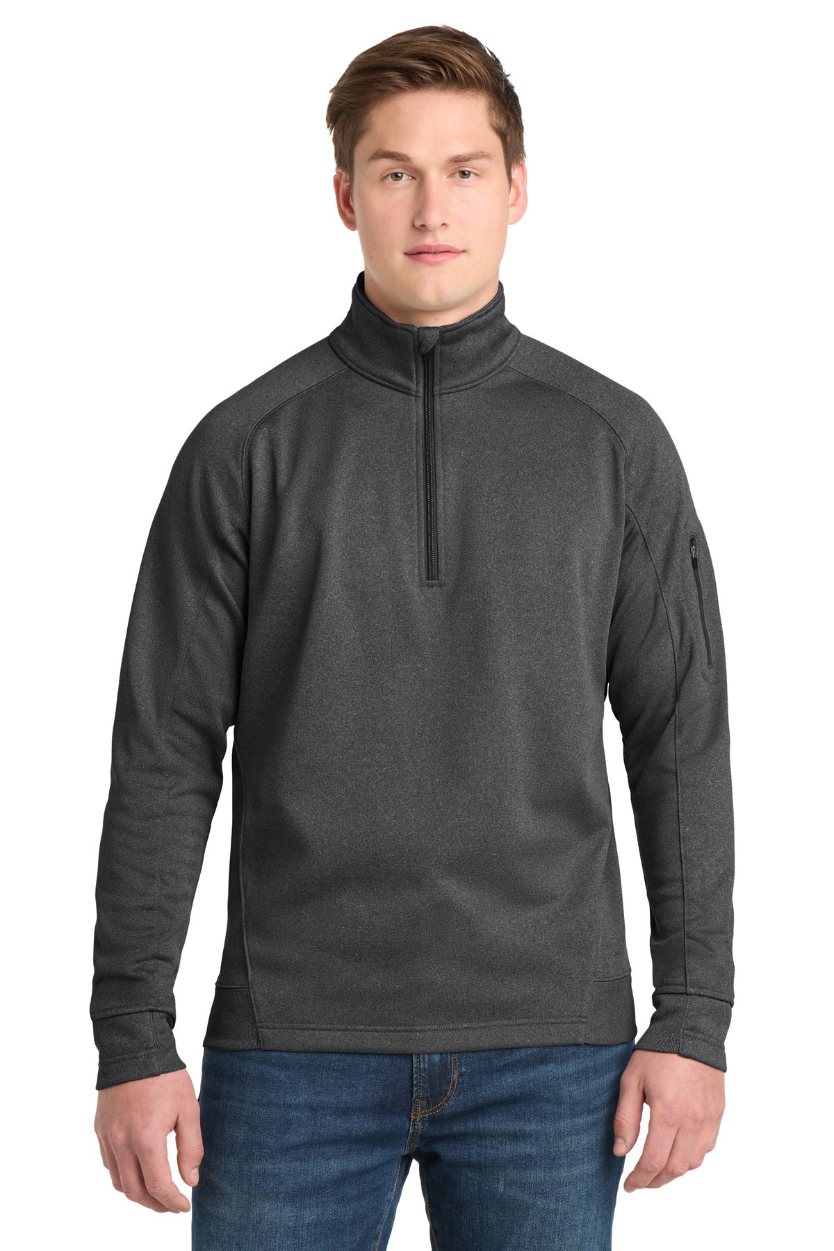 Sport-Tek Men's   Tech Fleece 1/4-Zip Pullover