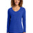 Port & Co Women's   Long Sleeve Fan Favorite V-Neck Tee