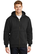 CornerStone Men's   Heavyweight Full-Zip Hooded Sweatshirt with Thermal Lining
