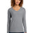 Port & Co Women's   Long Sleeve Fan Favorite V-Neck Tee