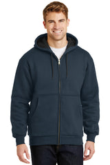 CornerStone Men's   Heavyweight Full-Zip Hooded Sweatshirt with Thermal Lining