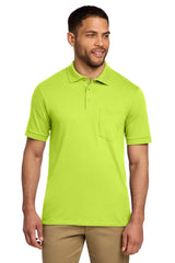 Port & Co Men's   Core Blend Jersey Knit Pocket Polo