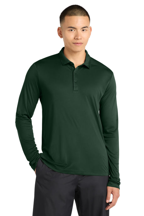 Sport-Tek Men's     Posi-UV    Pro Long Sleeve Polo