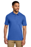 Port & Co Men's   Core Blend Jersey Knit Pocket Polo