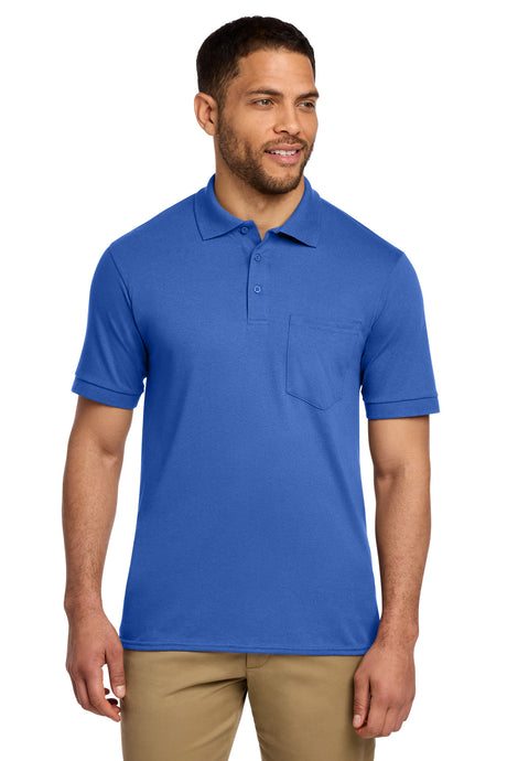 Port & Co Men's   Core Blend Jersey Knit Pocket Polo