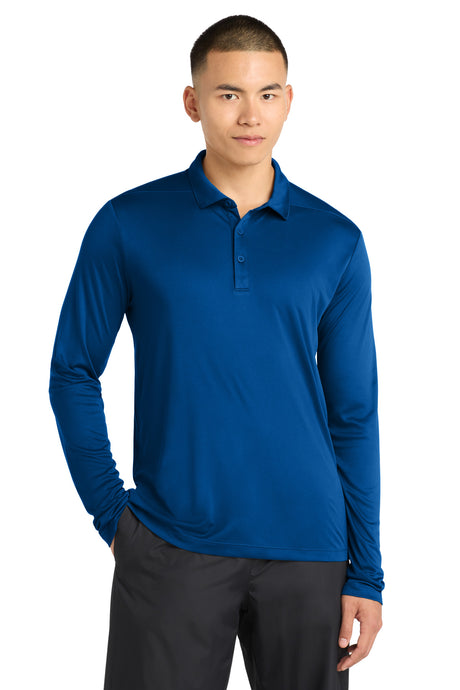 Sport-Tek Men's     Posi-UV    Pro Long Sleeve Polo