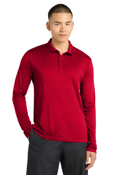 Sport-Tek Men's     Posi-UV    Pro Long Sleeve Polo