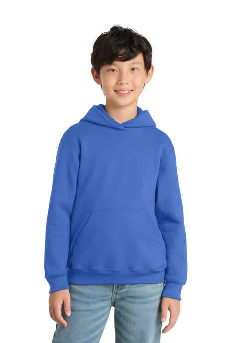 Port & Co Youth   Core Fleece Pullover Hooded Sweatshirt