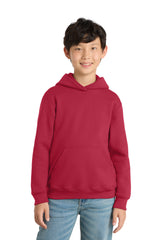 Port & Co Youth   Core Fleece Pullover Hooded Sweatshirt