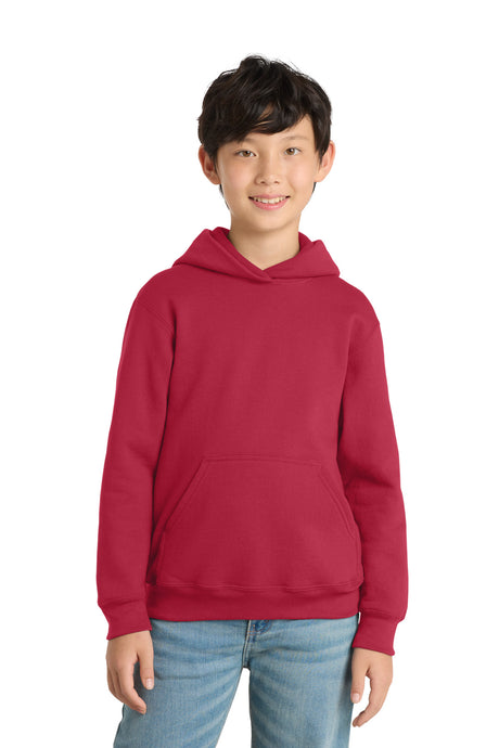 Port & Co Youth   Core Fleece Pullover Hooded Sweatshirt
