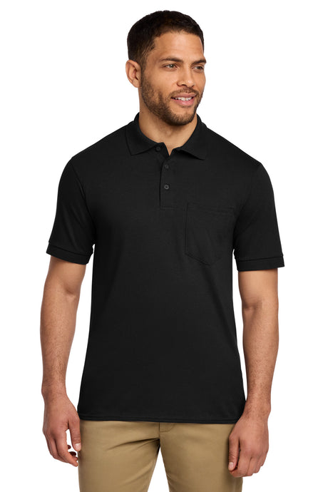 Port & Co Men's   Core Blend Jersey Knit Pocket Polo