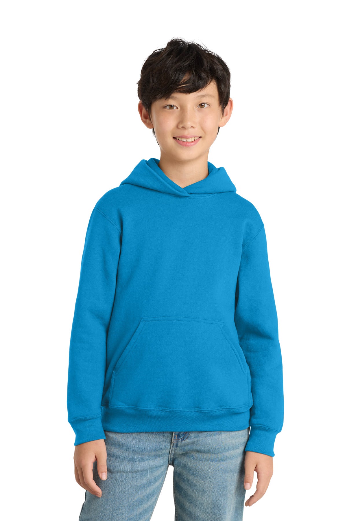 Port & Co Youth   Core Fleece Pullover Hooded Sweatshirt