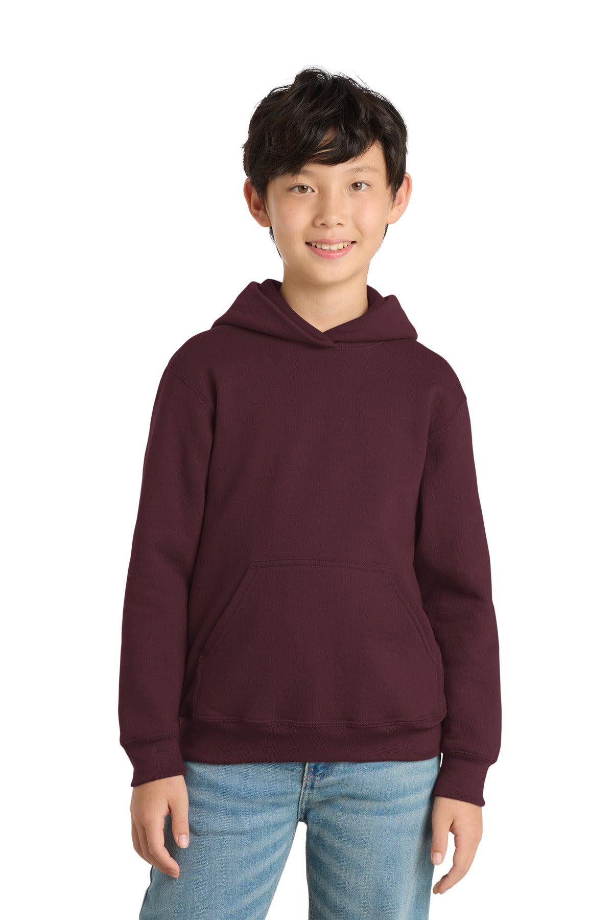 Port & Co Youth   Core Fleece Pullover Hooded Sweatshirt