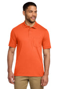 Port & Co Men's   Core Blend Jersey Knit Pocket Polo