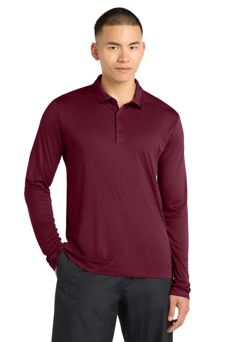 Sport-Tek Men's     Posi-UV    Pro Long Sleeve Polo