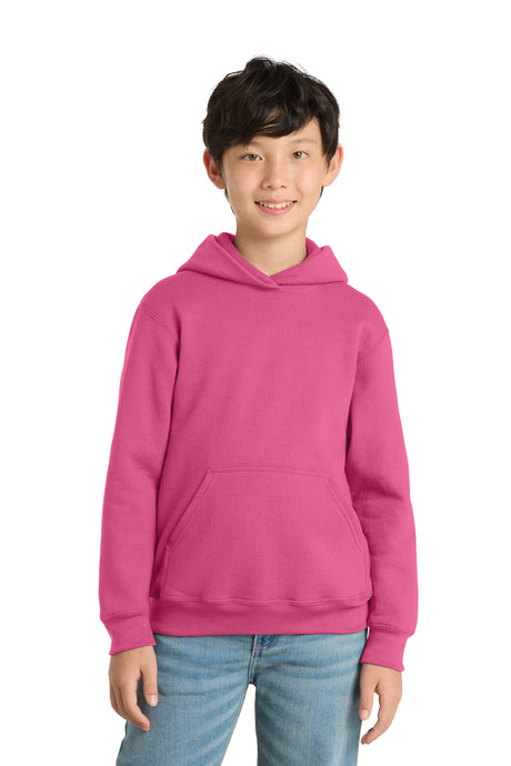 Port & Co Youth   Core Fleece Pullover Hooded Sweatshirt