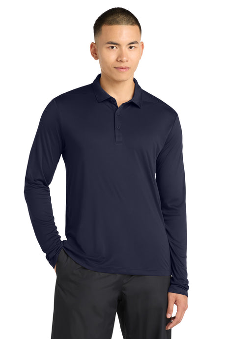 Sport-Tek Men's     Posi-UV    Pro Long Sleeve Polo