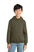 Port & Co Youth   Core Fleece Pullover Hooded Sweatshirt