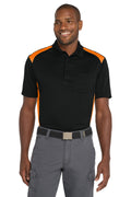 CornerStone Men's   Select Snag-Proof Two Way Colorblock Pocket Polo