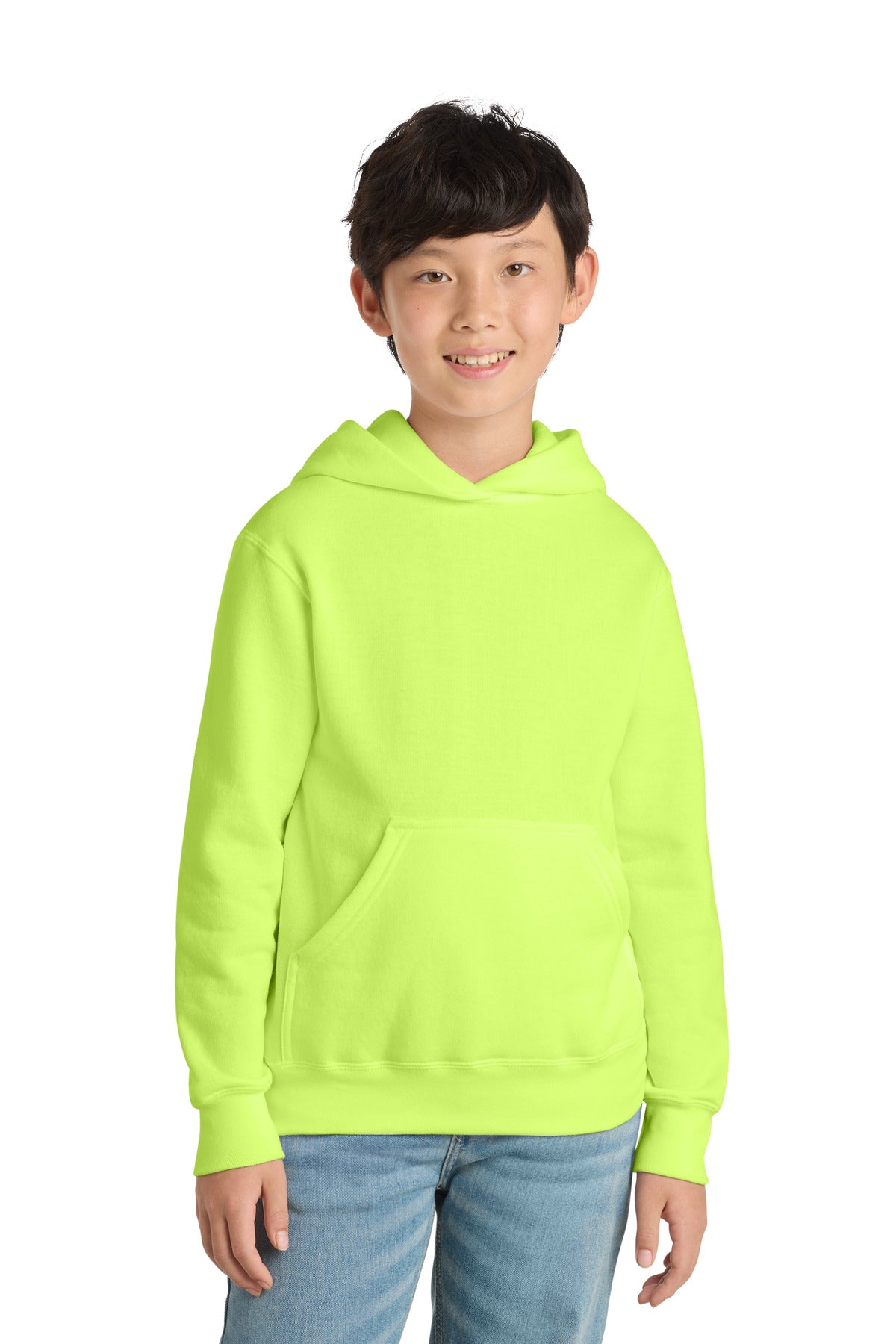 Port & Co Youth   Core Fleece Pullover Hooded Sweatshirt