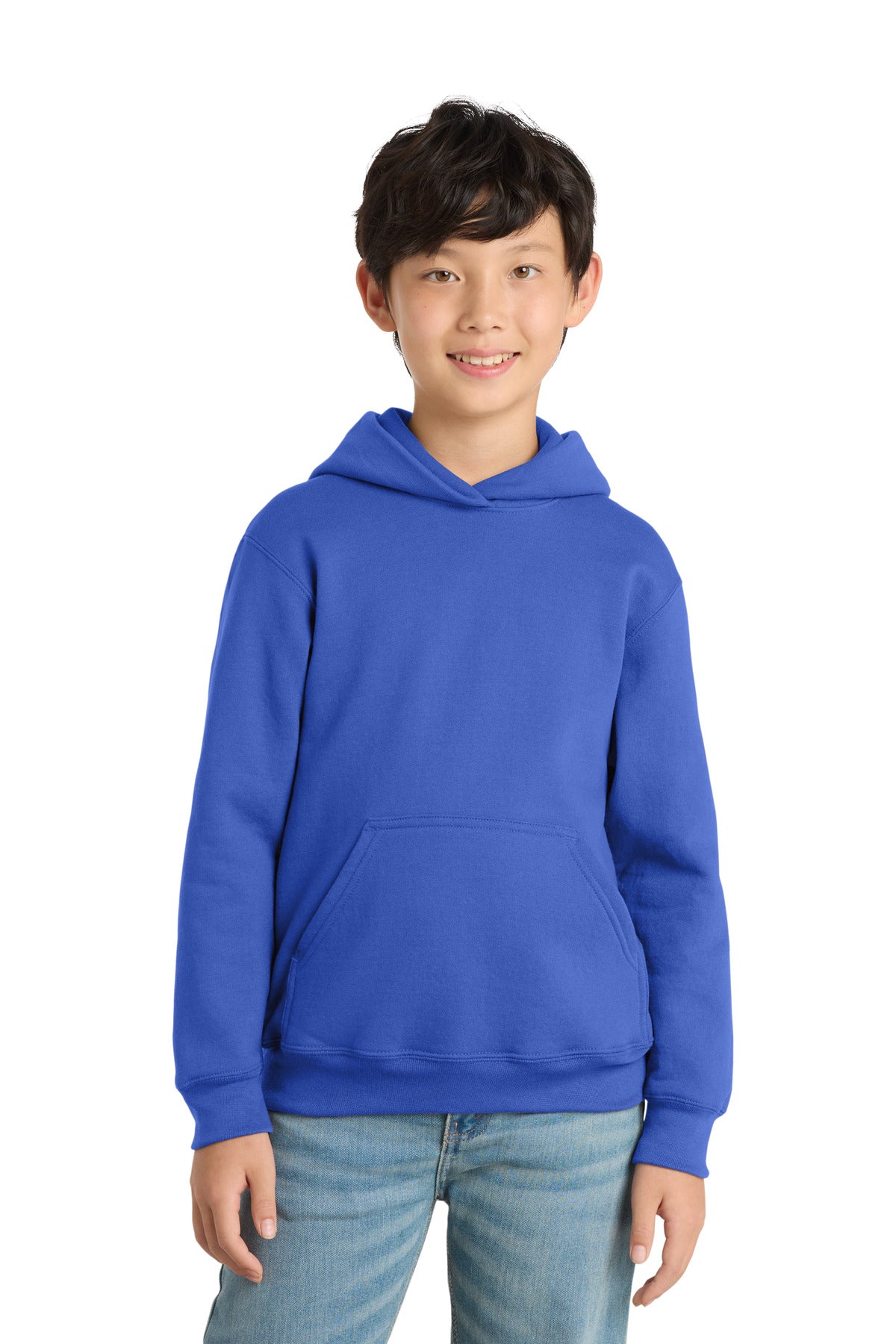 Port & Co Youth   Core Fleece Pullover Hooded Sweatshirt