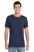 Port & Co Men's   Core Cotton Ringer Tee