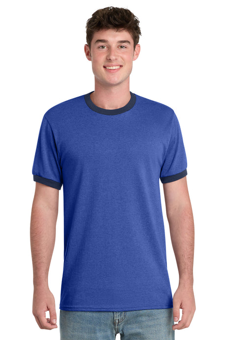 Port & Co Men's   Core Cotton Ringer Tee